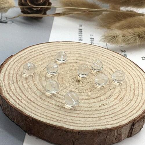 New Round Ball Shape Ear Back Ear Plugging/Blocked Ear Stud Earring Stopper Transparent Plastic Silicone Earrings Diy Jewelry