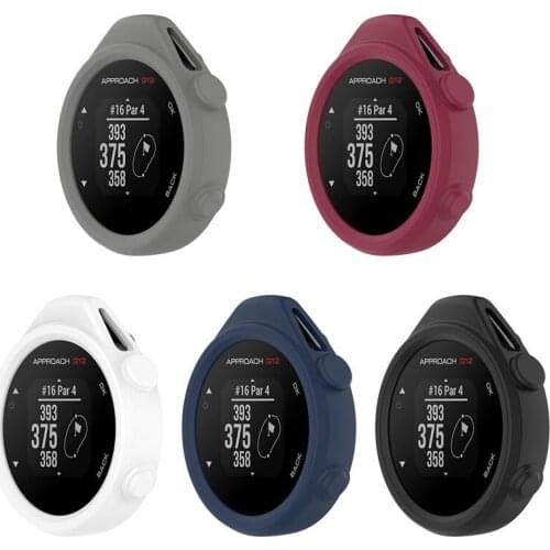 For Garmin Approach G12 Watch Band Frame Silicone Screen Protective Case For Garmin Approach G12 Cover Smart Bracelet Shell