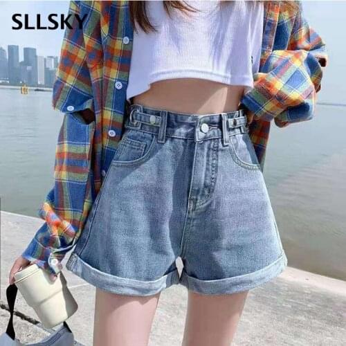 Женские шорты с высокой талией SLLSKY China At AliExpress