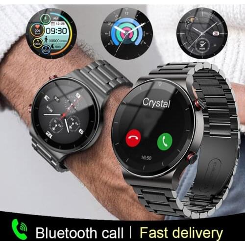 Rollstimi Full Touch Smart Watch Men Waterproof Business fitness Tracker women smart wristband For Android IOS Bluetooth Call