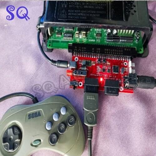 SNK Motherboard Jamma Connector NEOGEO Video SuperGun/CBOX mini SS Gamepad Interface GBS/SCART output 12V 8A Pwer Supply
