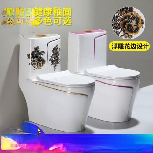 Common household toilet color European toilet ceramic toilet