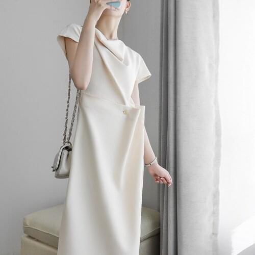 2021 Fashion designer summer women dress white long elegant for ladies Vintage casual simplee loose clothes vestido bodycon