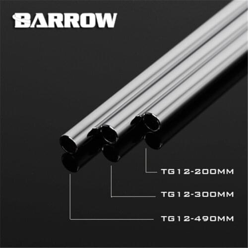 Barrow Copper Chrome Plated Metal Rigid Tube 200mm 300mm 490mm Length OD12 14 16MM