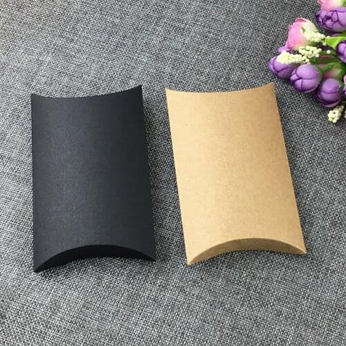 100pcs/lot customerized pillow gift paper box printing with clients size and logo to printing