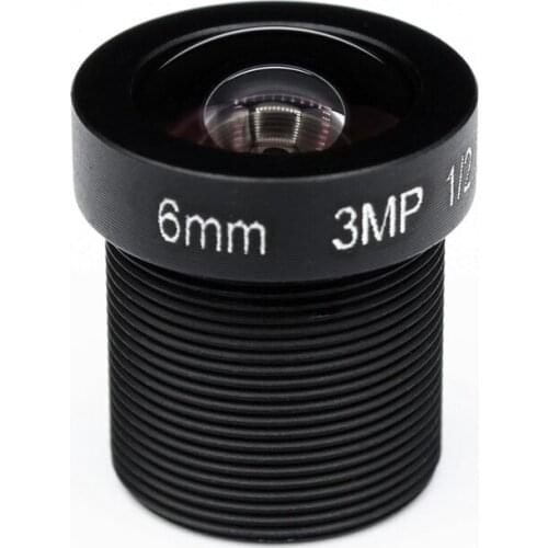 2pcs 1/2.7" HD 3MP 6mm Fixed Iris MTV IR Board CCTV Lens M12*0.5 for Security IP CCD Camera