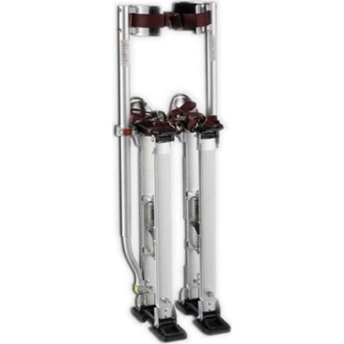 8 Aluminum Alloy Professional Drywall Stilts with Adjustable Heel Plates Height Self-Locking Buckle Tools for Home Improvement