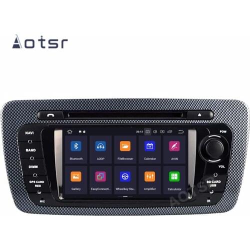 AOTSR 2 Din Autoradio Car Radio Android 10 For SEAT IBIZA 6J 2009 - 2013 Central Multimedia Player GPS Navigation 2Din Head Unit