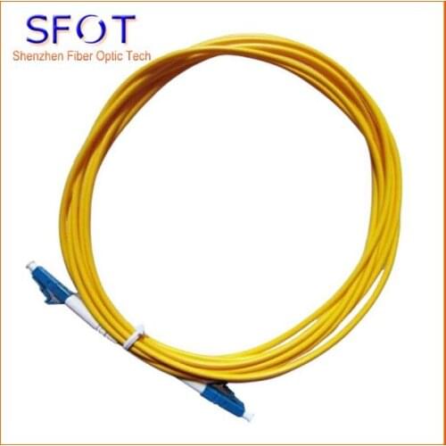 Free shipping, Fiber Patch cord LC/UPC to LC/UPC, Simplex, SM, 9/125, Single mode fiber, 1 Meter, 50pcs/lot