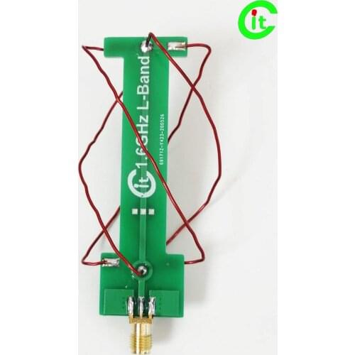 1.6G four-arm helical antenna for aerospace, meteorology, positioning, and relay