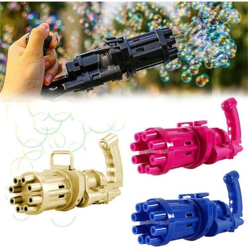 Kids Bubble Toy Electric Bubble Machine 2-in-1 Summer Soap Water Bubbles Maker For Children Gift Party Toys #40