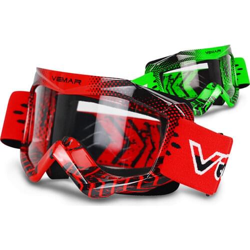 Kids/Child/Children Motorcycle Glasses Professional MTB Off-Road Dirt Bike Child Safety Ski Glasses/Goggles for Motocross Helmet