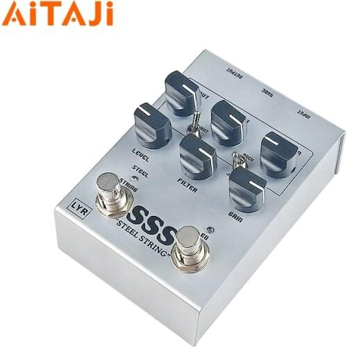 For SSS Dumble Guitar Overload Pedal Steel String Clean Drive Tone Effect add Preamplifier Function DC9V