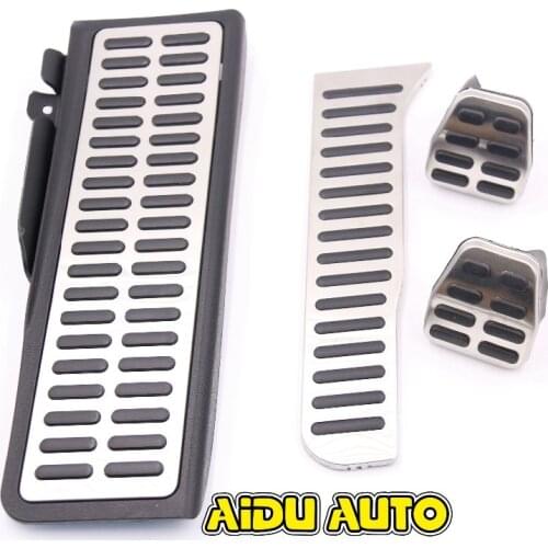 FOR VW Golf 6 MK6 Jetta MK5 Scirocco Octavia Stainless Steel Manual Transmission MT Pedal Pads Foot Rest