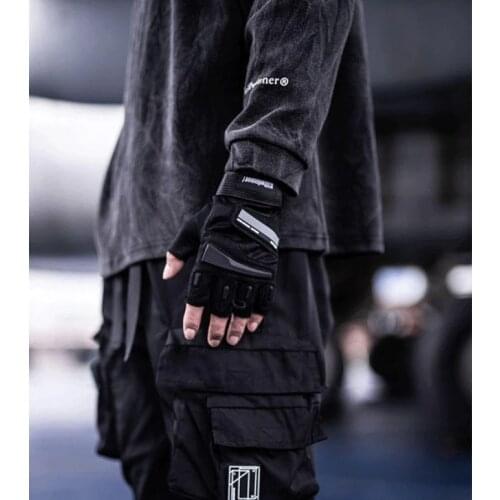 Killwinner handgloves half full finger techwear accessories ninjawear outdoor reflective elements