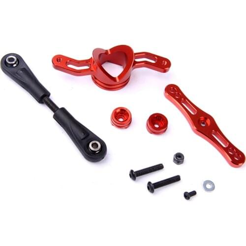 Losi 5ive-t spare parts CNC alloy double arms steering base kits 87064 for 1/5 scale rc Rovan LT Truck