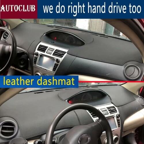 For Toyota Belta VIOS YARIS 2008-2013 Leather Dashmat Dashboard Cover Pad Dash Mat SunShade Carpet Cover 2009 2010 2011 2012