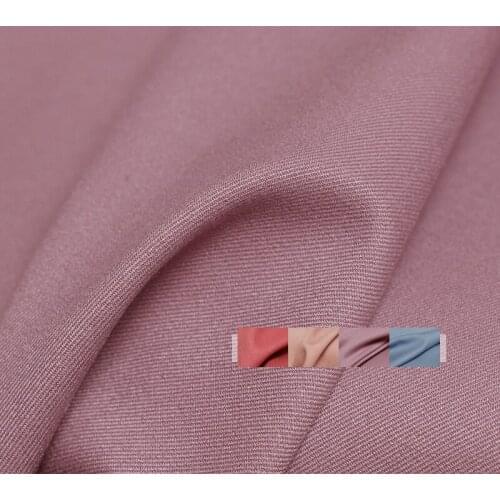 Red Raspberry Morandi Colour Elastic Thicken Coppy Wool Fabrics Materials Women Pants Dress Suits Sewing Cloth Freeshipping