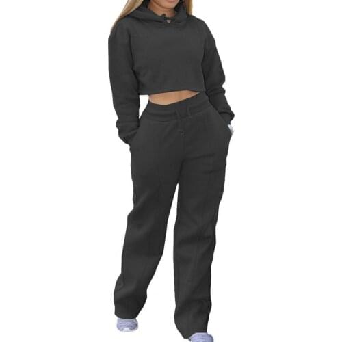 Bulk Items Wholesale Lots Velvet Tracksuit Women Fall 2021 Hooded Sweatshirts Flare Pants Set Sporty 2 Piece Sets Womens Outfits
