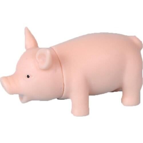 Fashion Funny Pig Squeeze Squeaky Sound Squeaker Adult Kids Vent Decompression Toy