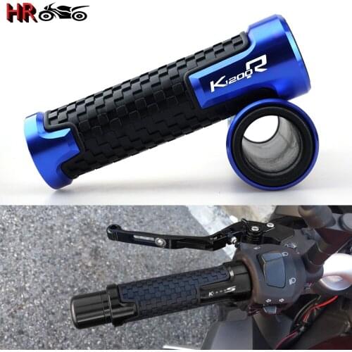 High Quality Moto Hand Bar Grip For BMW K1200R K1200S K1200 R S All Years 7/8'' 22MM Motorcycle CNC Accessories Handlebar Grips