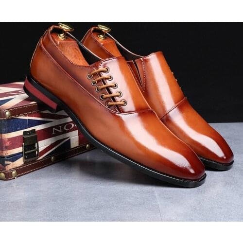 Men Dress Shoes Business Shoes Oxford Italian Shoes Men Chaussure Homme Mariage Scarpe Uomo Eleganti Schoenen Mannen Sepatu Pria