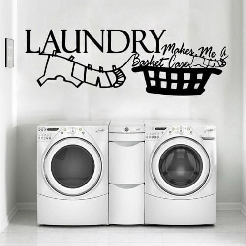 Wall Decal Laundry Room Wall Mural Removable Wall Decal Bedroom Nursery Decoration Wall Decal Home Decor