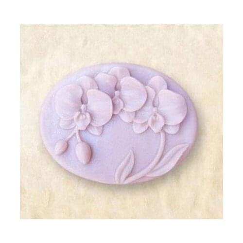 New Orchid Craft Art Silicone Soap mold Craft Molds DIY Handmade soap molds