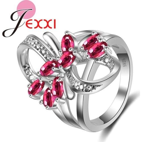 New Fashion Pretty Ball Rings Masquerade Design 925 Sterling Silver Ring For Women Ladies Finger Jewelry CZ Crystal Anel