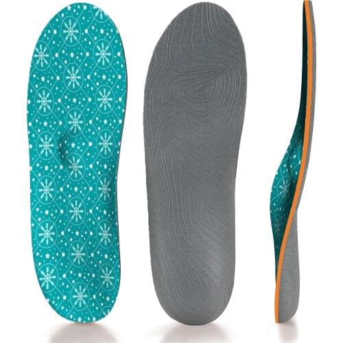 IFITNA Flat Foot Orthopedic Insole Plantar Fasciitis Military Training Men Woman Shoes