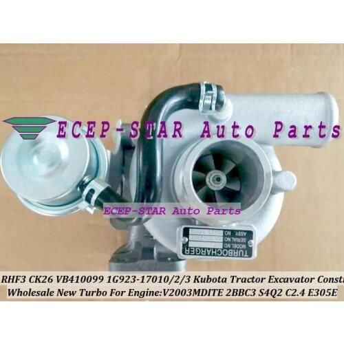 RHF3 CK26 3T-515 CK30 3T515 49131-02530 49131-02531 49131-02540 Turbo For BobCat S205 W. Tractor Excavator V2003MDITE S4Q2 E305E
