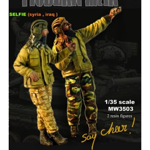1/35 SELFIE ( SAA), Vietnam War, Resin Model Soldier GK, WWII military themes, Unassembled and unpainted kit