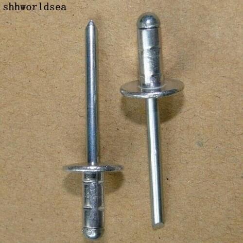 Shhworldsea Aluminium Mushroon Head Break Mandrel Blind Rivets Nail Pop Rivets For Furniture Car Aircraft