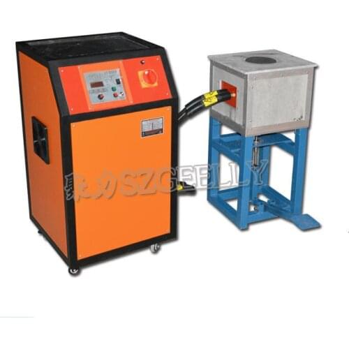 Stationary Induction Heating Melry Induction Heating Melting Furnace with Foot Swtich to Lift The Crucible out