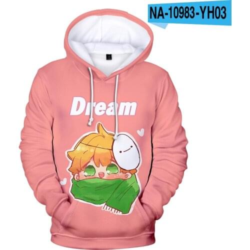 Dream Merch 3D Hoodie Harajuku Men Sweetshirts Kids Dreamwastaken Streetwear Hoody Oversize Itself Unisex Clothes Women Clothing