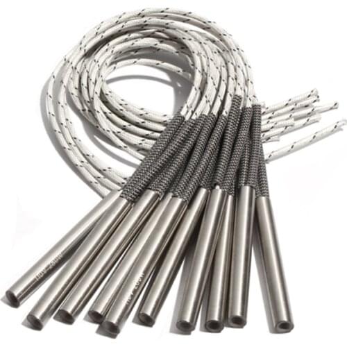 2PCS 8.5mm 225~255mm 316SUS Tubular Electric Cartridge Heater 110V/220V/380V 780W/800W/830W/850W/880W Heating Resistance Element