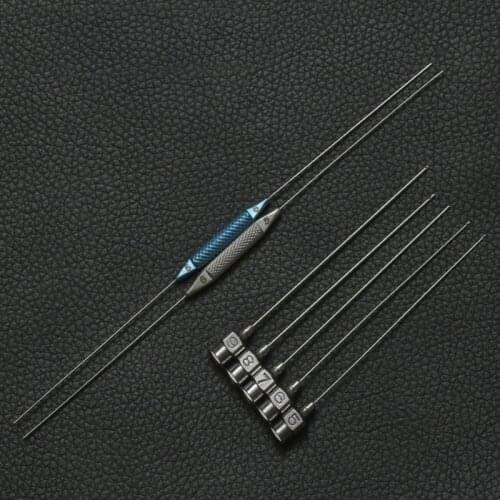 Lacrimal duct probe, ophthalmic instruments, microscopy, surgical stainless steel titanium alloy, flushing probe with hole, doub