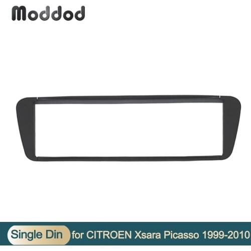 One Din Car Radio Fascia Panel for CITROEN Xsara Picasso 1999-2010 Headunit Dash Facia Frame Surround Trim Installation Kit
