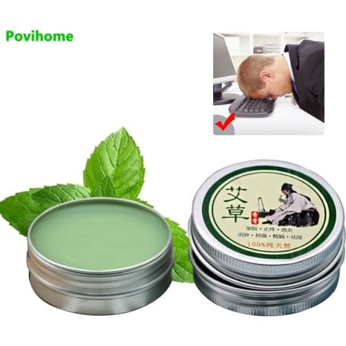 1pcs 100% Original Herbal Ointment Anti Motion Cream Wormwood itching Dizziness Refresh Nose Soothe Headache Cold Cool Cream
