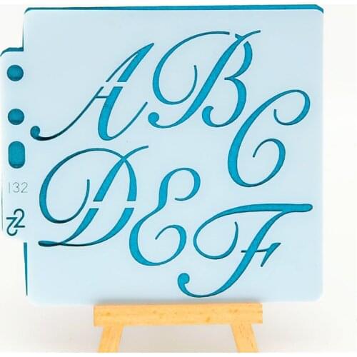 14*13CM Short Sentence DIY Cake Scrapbook Stencils Hollow Embellishments Printing Lace Ruler Valentines Day