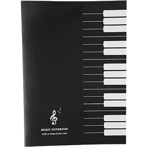 1Pc 16K Universal Music Practice Notebook Portable Piano Violin Trumpet Score Blank Notebooks Musical Five-line Notation Books