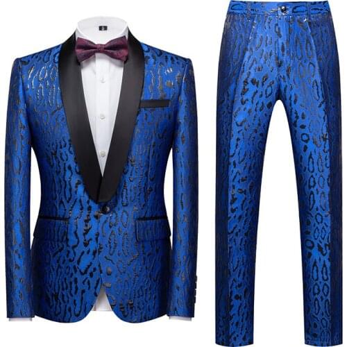 2021 New Arrival Blue Royal Blue Men Suits for Wedding Shawl Collar Costume Homme Mariage Party Dinner Suit S-5xl