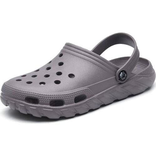 35-45 Men 2020 Cool Summer Shoes Beach Sandals Women Cool Water Beach Garden Shoes Men Brand Sneakers Flats Upstream Homme Cheap