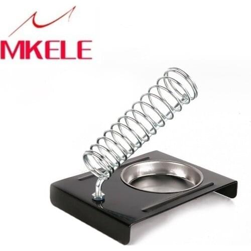 45*85*115mm 148g E-012 Soldering Iron Support Stand Holder Base Metal Rectangle Solder Station Safety Protecting