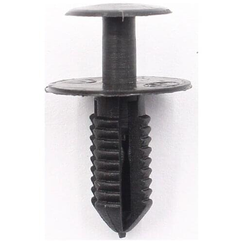 500x Car accessories Auto Push-Type skid plate Bumper Fastener Retainer Rivet For Mercedez Benz black color