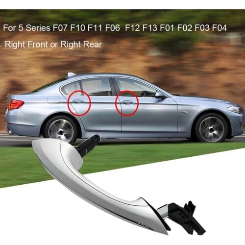 51217231930 Right Side Exterior Door Handle For-bmw 5 / 6 / 7 Series F07 F10 F11 F06 F12 F13 F01 F02 F03 F04(white)