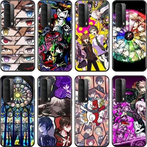Danganronpa Anime Game For Huawei Y9A Y9S Y9 Y8P Y8S Y7A Y7P Y7 Y6 Y6P Y6S Y5P Y5 Prime Pro 2019 2020 Black Soft Phone Case