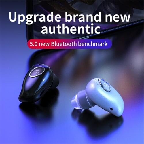 V21 Wireless Bluetooth Earphone Mini Earbuds Bluetooth 5.0 Headphone Handsfree With Mic Ear Hook Invisible Headsets