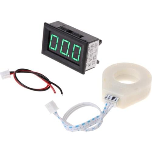 DC 5-120V 100A Digital Voltmeter Current Voltage Amp Meter w Hall Effect Sensor