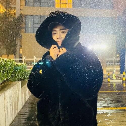 Korean Loose Thick Warm Fur Coat Women Autumn and Winter Casual Imitation Rabbit Fur Hooded Fur Jacket Female Student NS2395